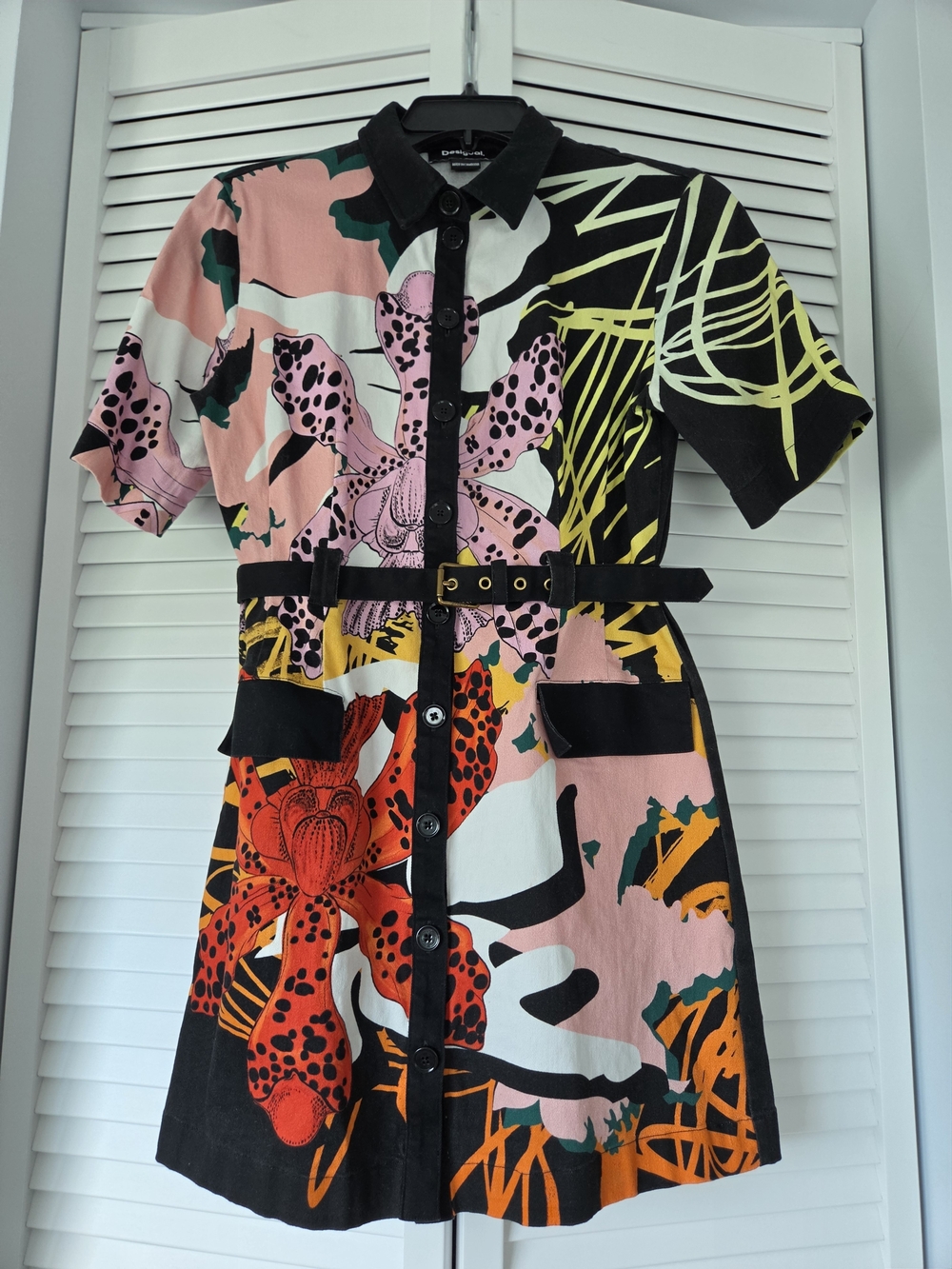Desigual M. Christian Lacroix Short Orchid Shirt Dress - Picture 6 of 11